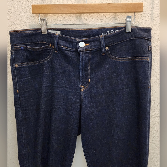 GAP 1969 Dark Blue Stirrup Jeans size 33/16r - Picture 2 of 14